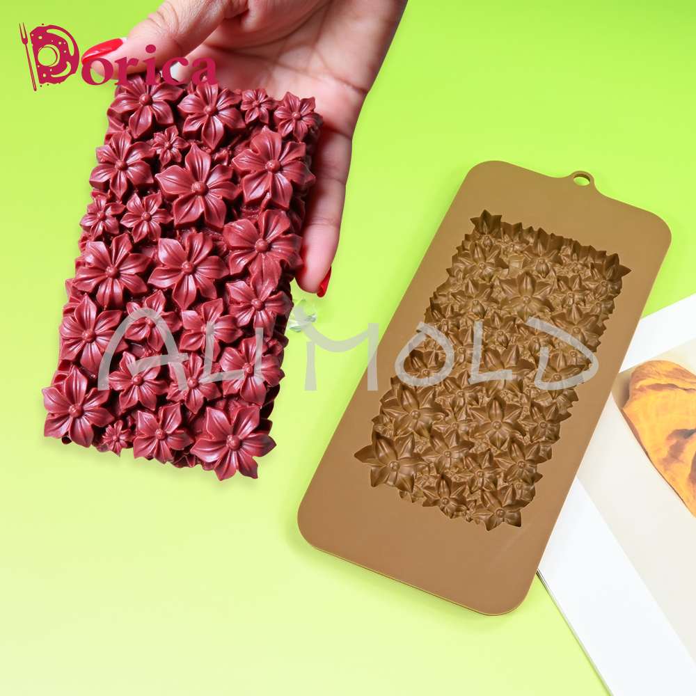 Kitchen And Baking Tools - Flower Silicone Chocolate Mold Homemade Bonbons