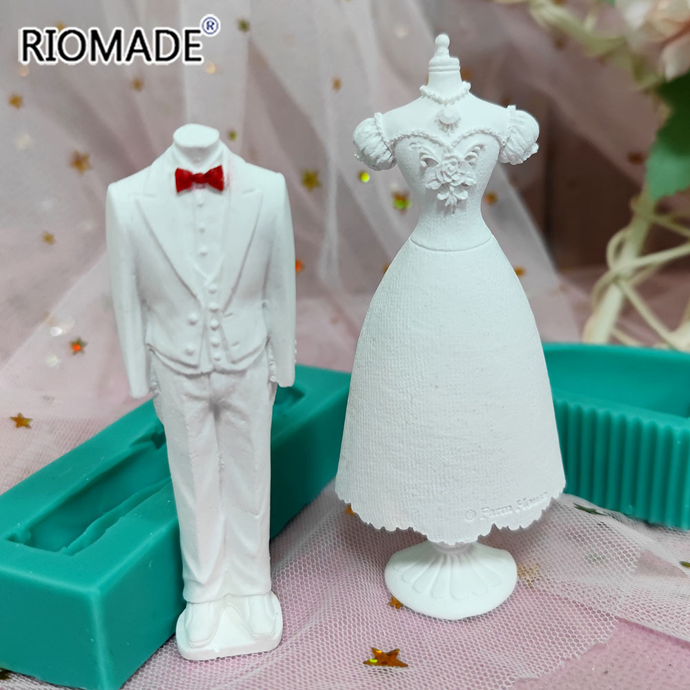 Kitchen Baking Decor - Wedding Dress Silicone Mold Marry Styles