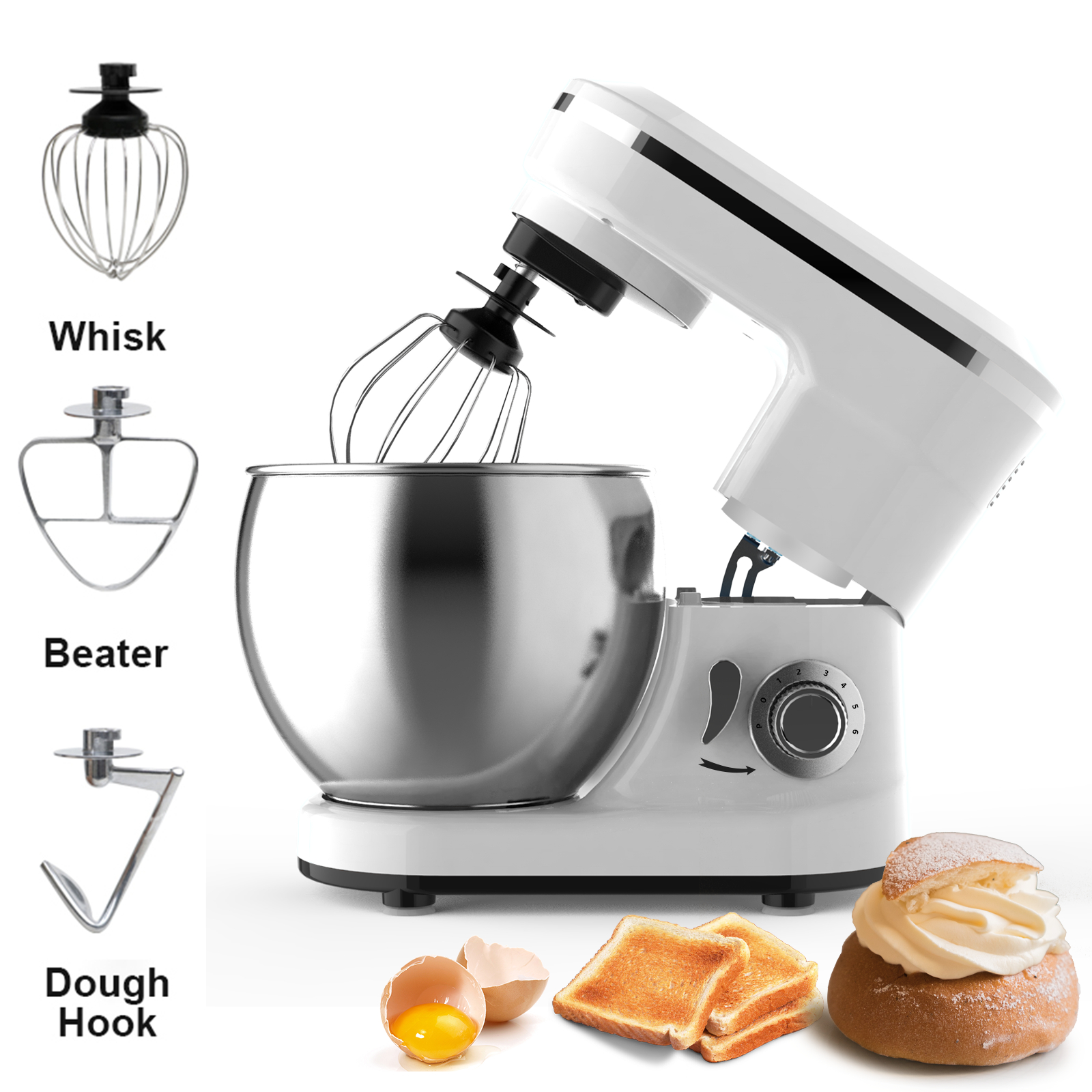 5L Multifunction Electric Stan - đánh giá và giá Kitchen Robot Baking