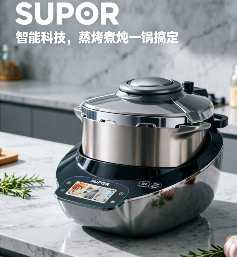 220V Supor Little C Chef Machi - đánh giá và giá Kitchen Robot Baking