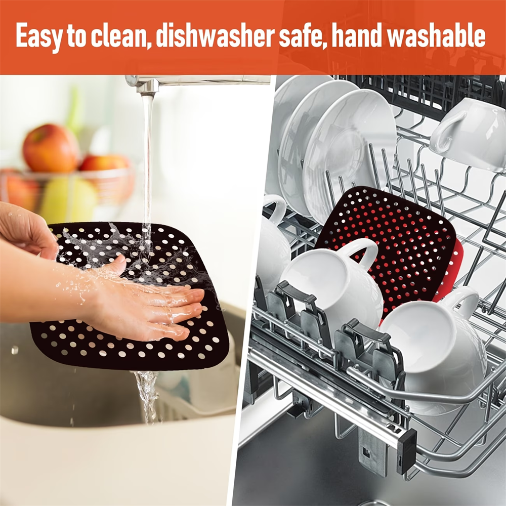Reusable Air Fryer Pad, Silico - đánh giá và giá Kitchen Baking Mat