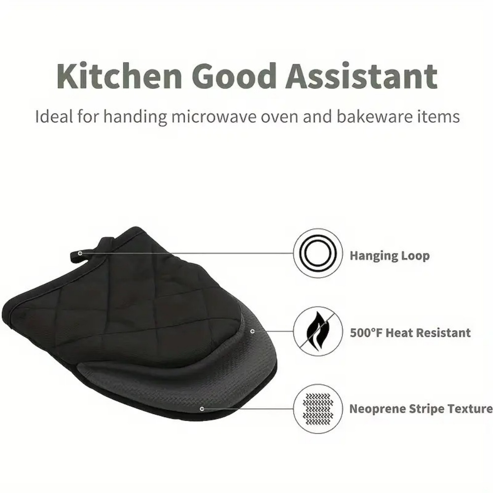 Oven Mitts 500°F Heat Resistan - đánh giá và giá Kitchen Baking Gloves