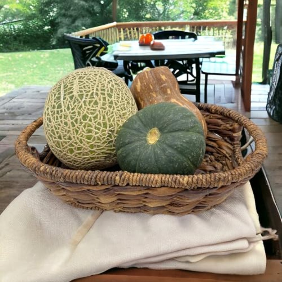 Handwoven Oval Wicker Baskets  - đánh giá và giá Kitchen Baking Mat