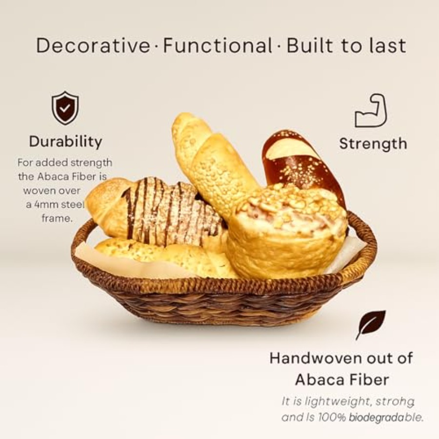 Handwoven Oval Wicker Baskets  - đánh giá và giá Kitchen Baking Mat