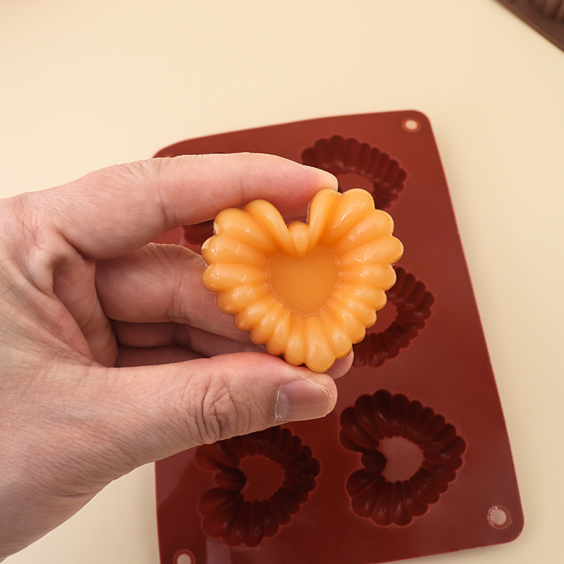 Heart-shaped Silicone Chocolat - đánh giá và giá Kitchen And Baking Tools