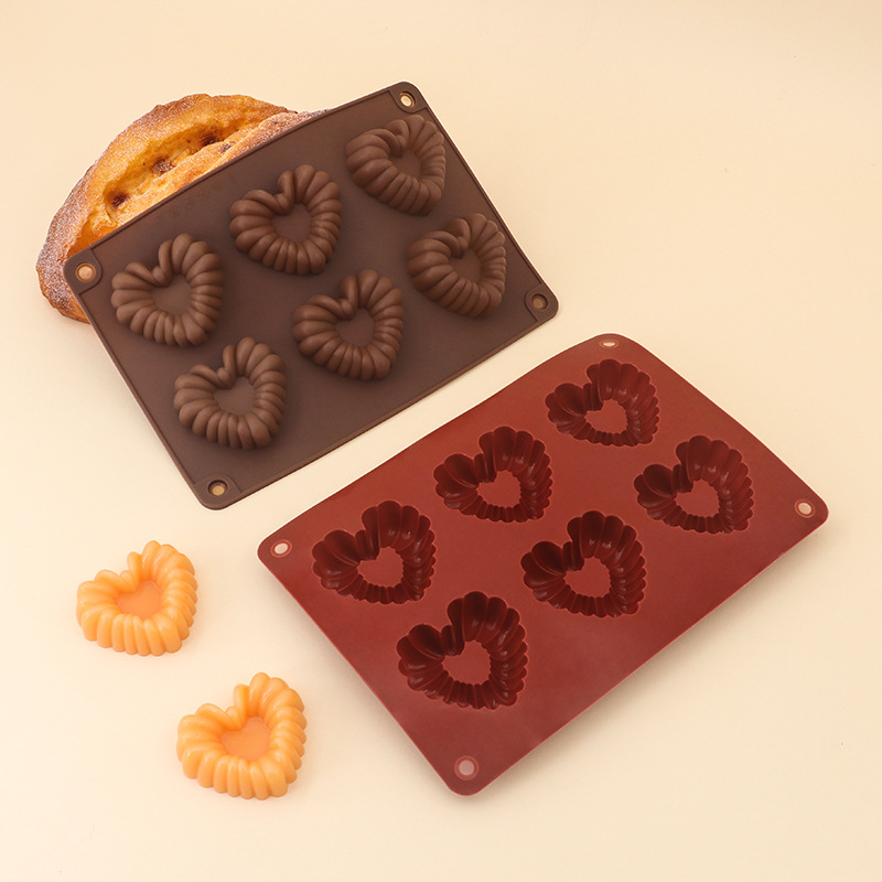 Heart-shaped Silicone Chocolat - đánh giá và giá Kitchen And Baking Tools