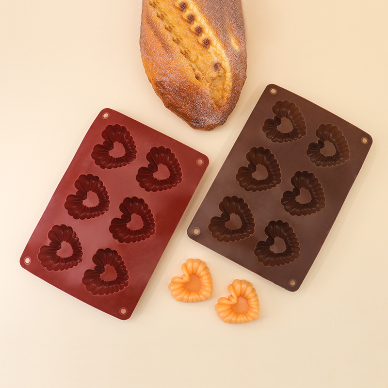 Heart-shaped Silicone Chocolat - đánh giá và giá Kitchen And Baking Tools