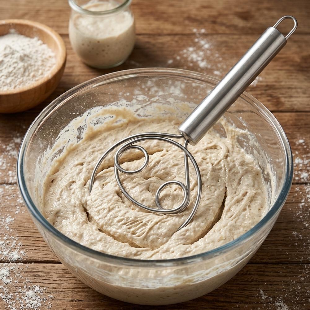 Dough Whisk Bread Mixer Stainl - đánh giá và giá Bread Baking Kitchen Utensils