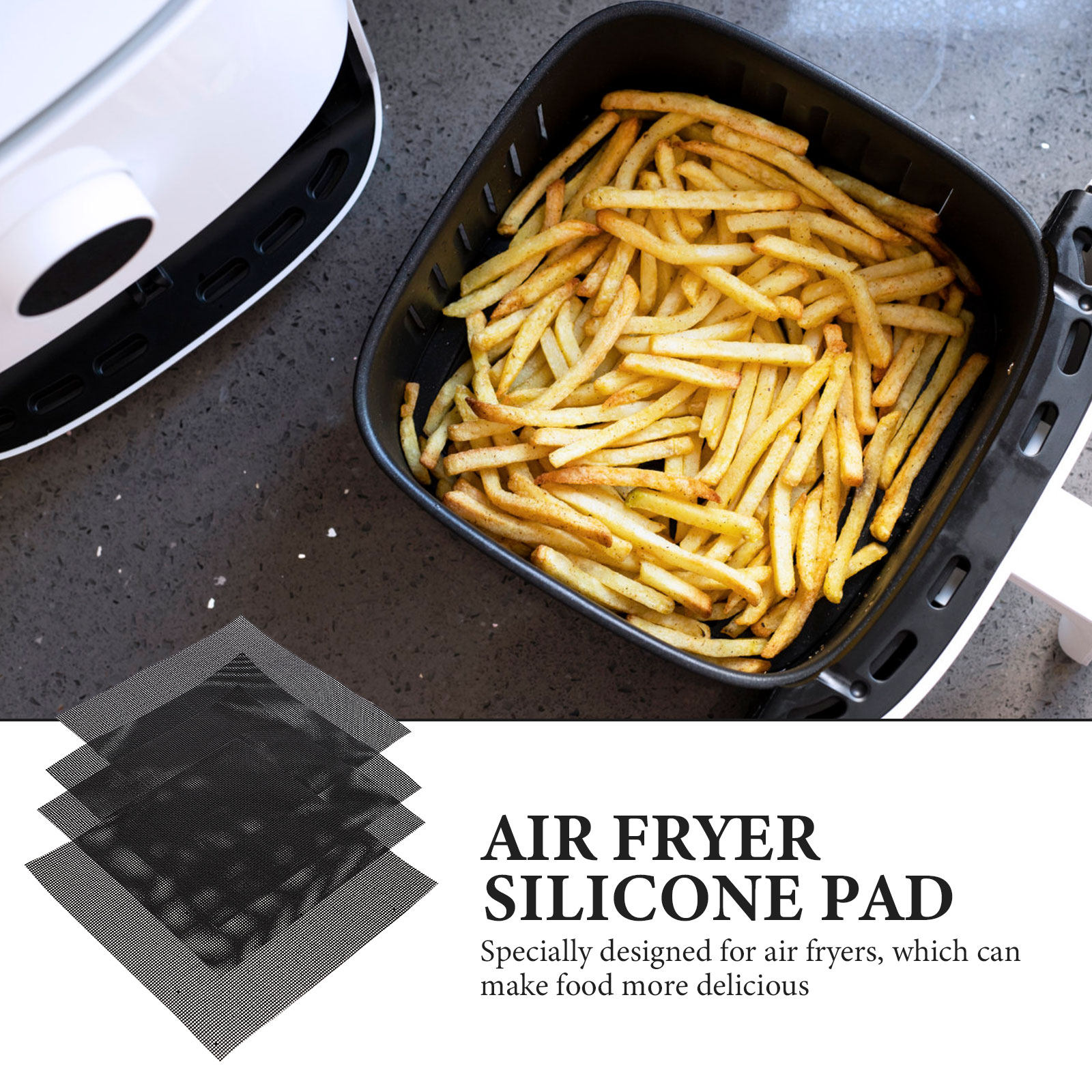 4Pcs Air Fryer Pads Non Stick  - đánh giá và giá Kitchen Baking Mat