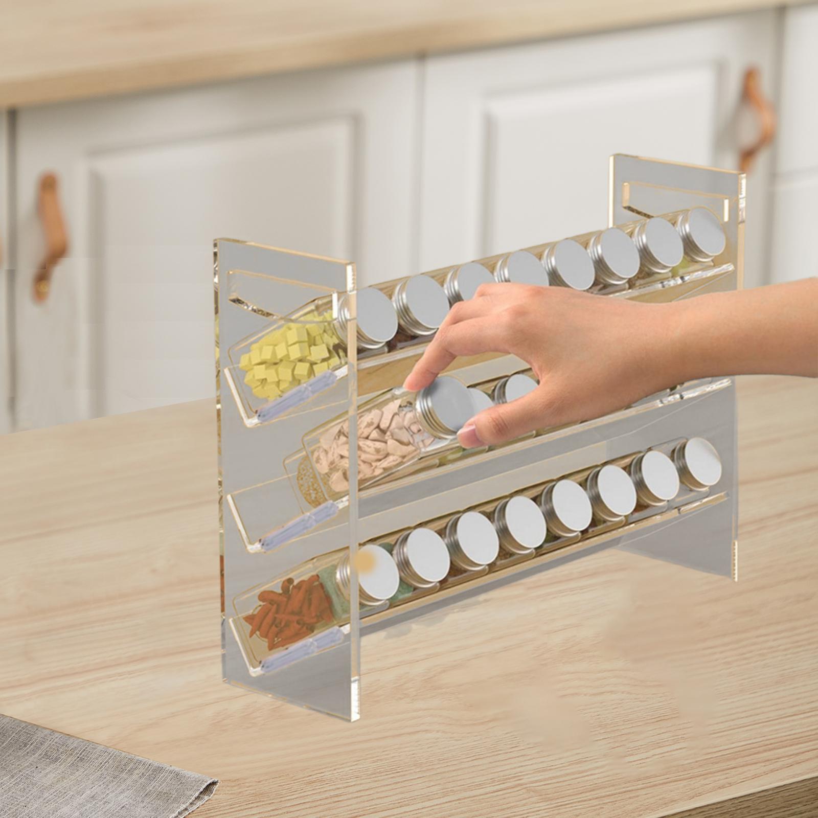 Acrylic Spice Rack Perfume Org - đánh giá và giá Kitchen Baking Cupboard