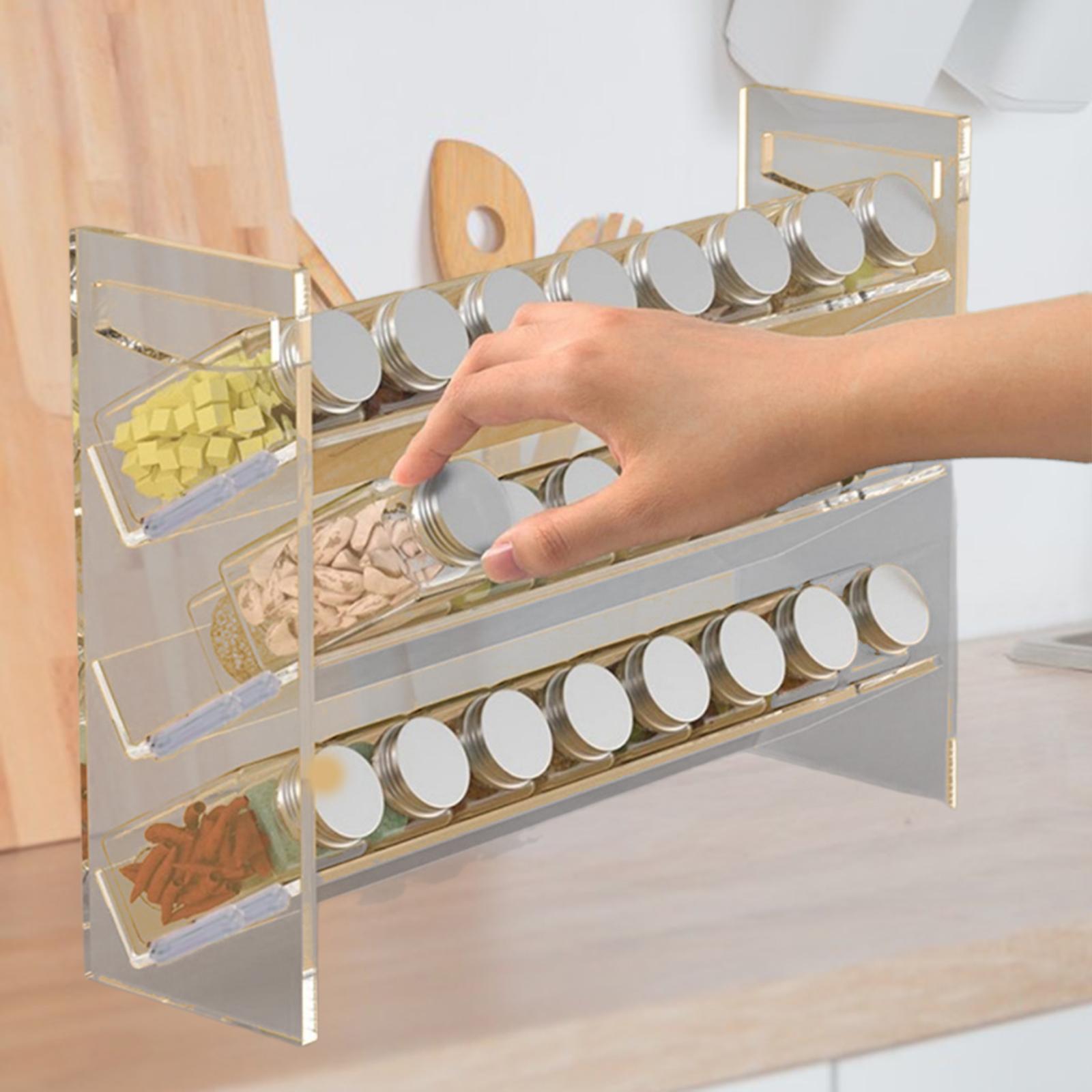 Acrylic Spice Rack Perfume Org - đánh giá và giá Kitchen Baking Cupboard