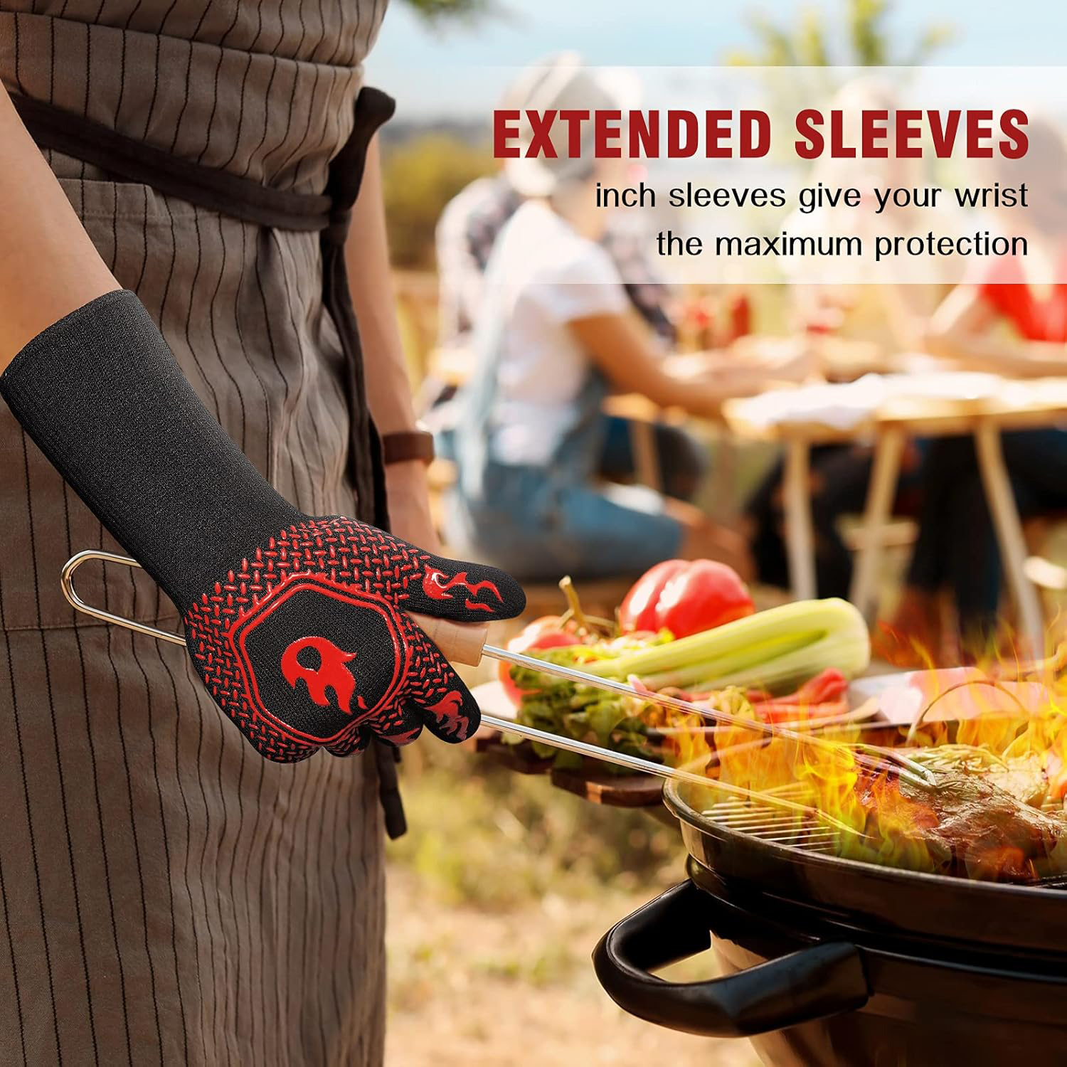 BBQ Grill Gloves High Temp Res - đánh giá và giá Kitchen Baking Gloves