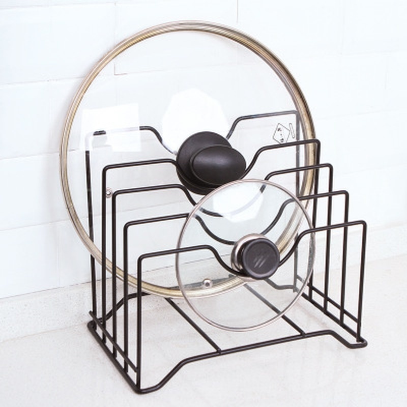 1PC Pot Lid Rack Storage Pan L - đánh giá và giá Kitchen Baking Pan Organizer