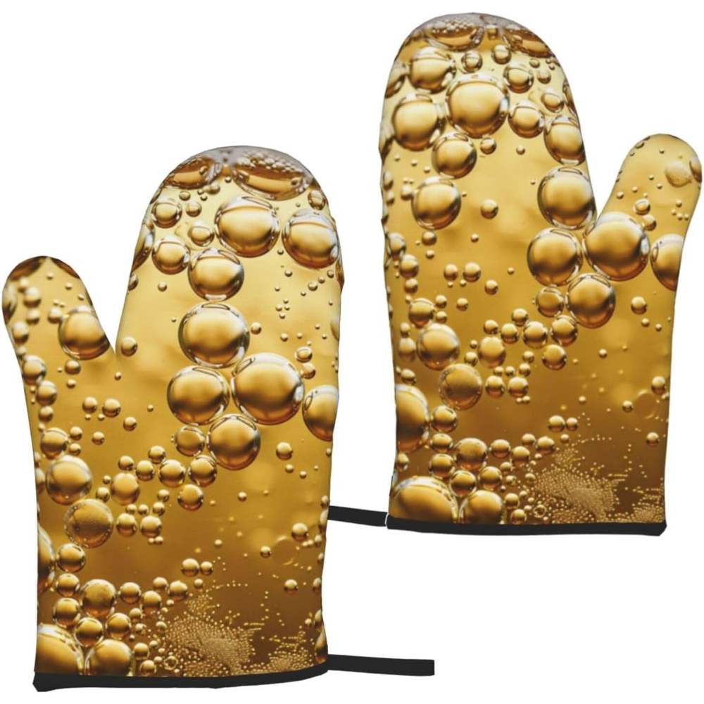 Beer Bubble Printed Oven Mitts - đánh giá và giá Kitchen Baking Ideas