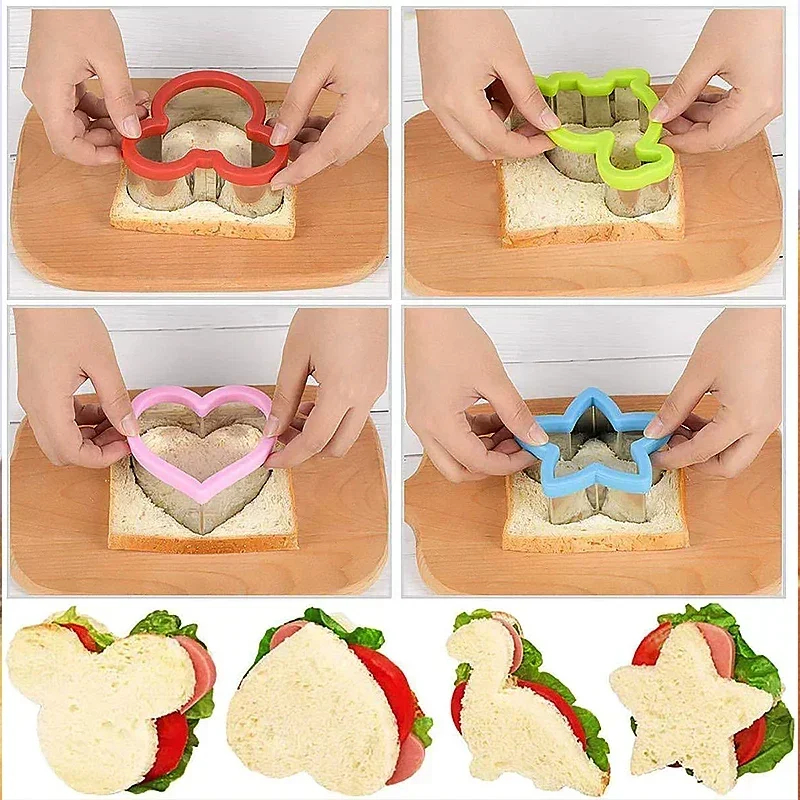 Sandwich Cutters For Children  - đánh giá và giá Baking Kitchen Kids