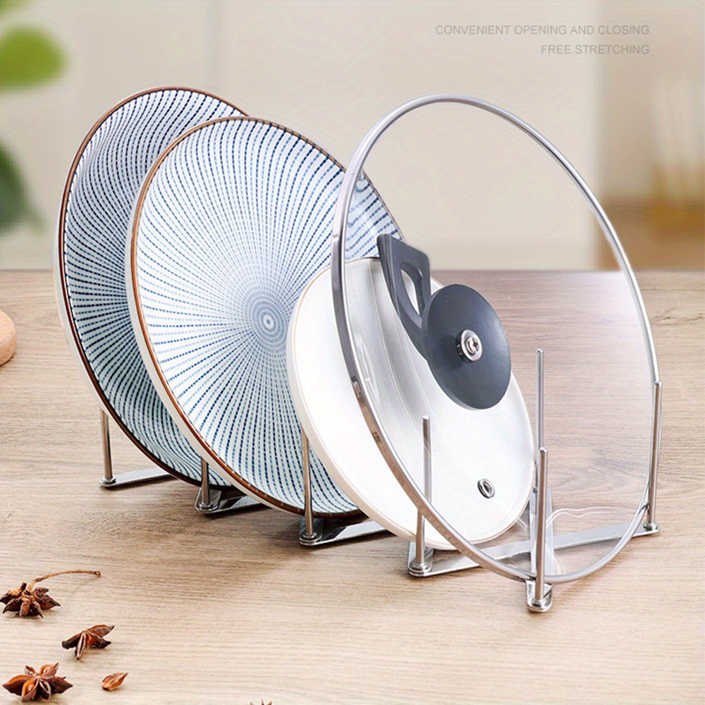 Pot Lid Rack Pan Lid Organizer - đánh giá và giá Kitchen Baking Pan Organizer