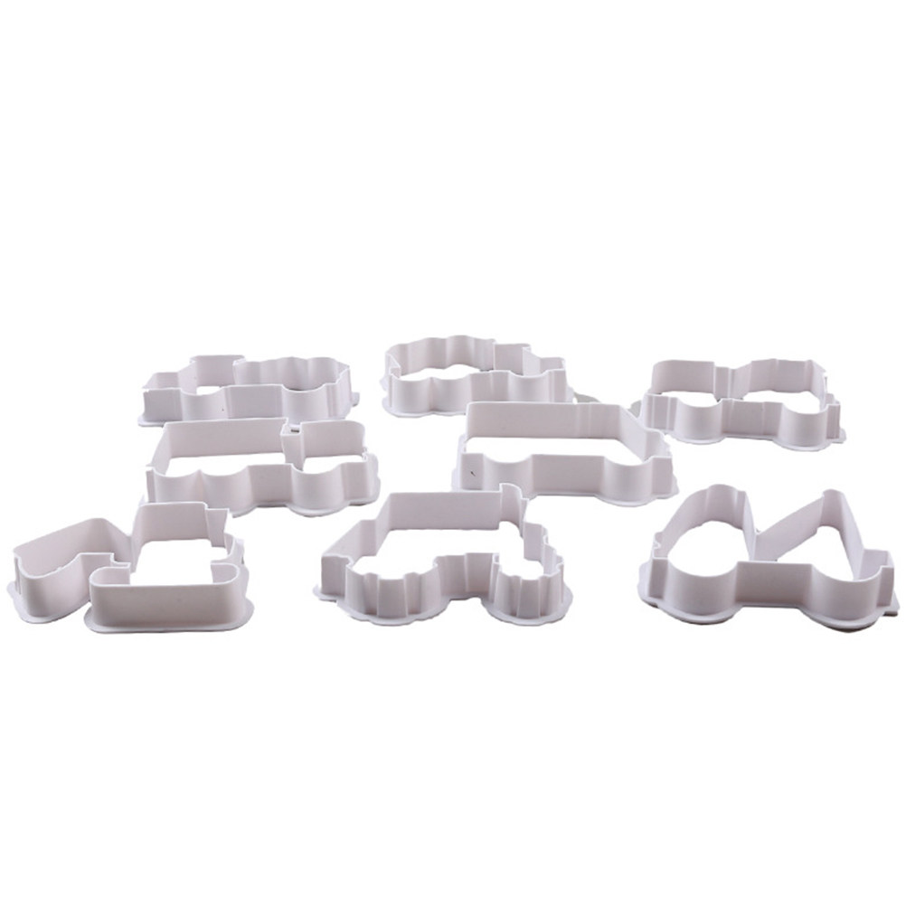 8Pcs Car Transport Design Plas - đánh giá và giá Kitchen Baking Decor
