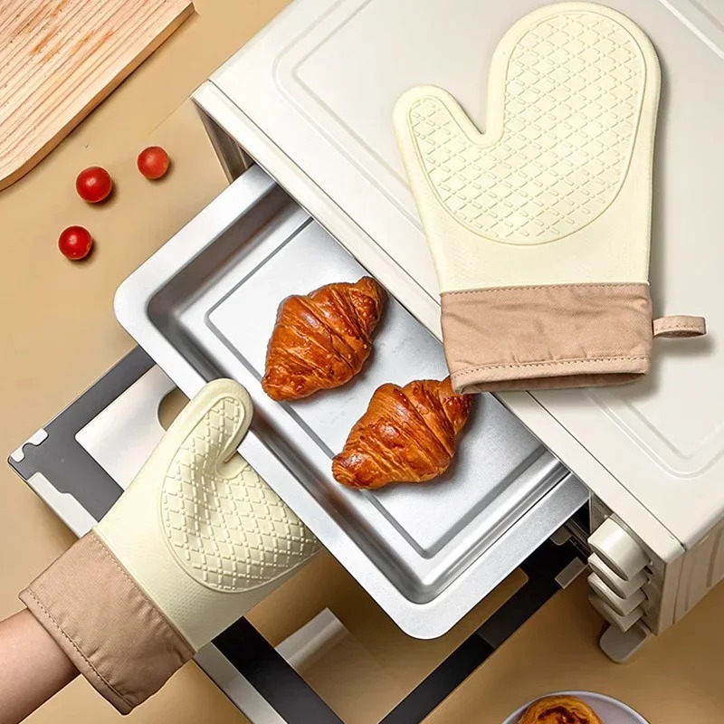 1PC Heat-Resistant Silicone Ov - đánh giá và giá Kitchen Baking Gloves