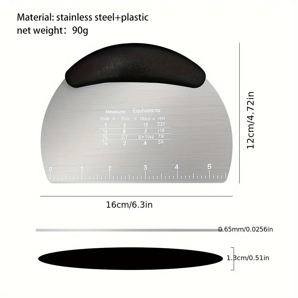 Stainless Steel Dough Scraper  - đánh giá và giá Bread Baking Kitchen Utensils