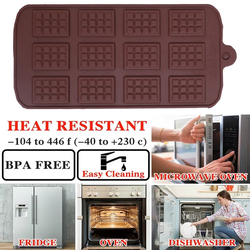 Silicone Chocolate Mold 12 Eve - đánh giá và giá Kitchen Baking Decor