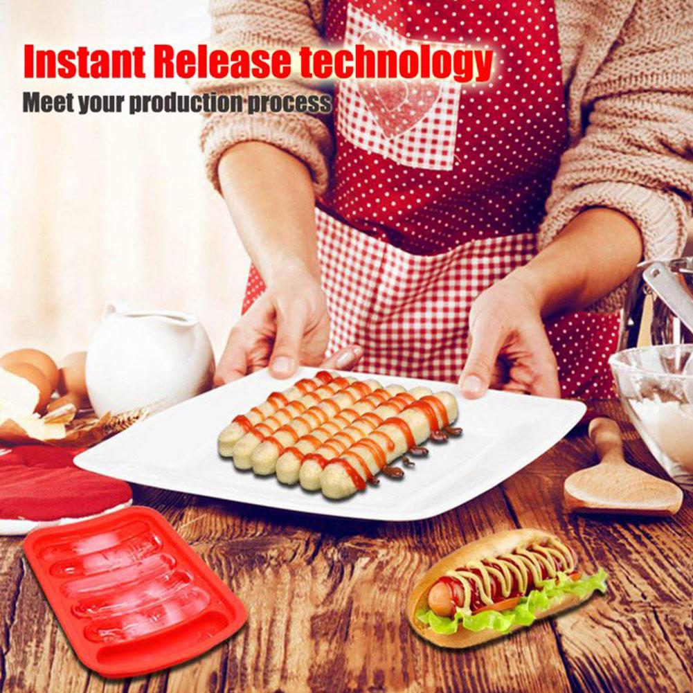 6-Cavity Silicone Sausage Make - đánh giá và giá Baking Kitchen Kids