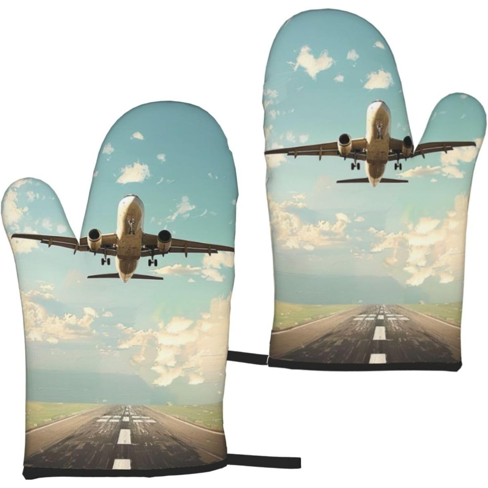 Airplane Printed Oven Mitts 2p - đánh giá và giá Kitchen Baking Ideas