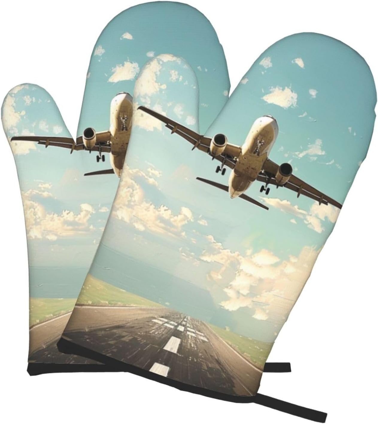 Airplane Printed Oven Mitts 2p - đánh giá và giá Kitchen Baking Ideas