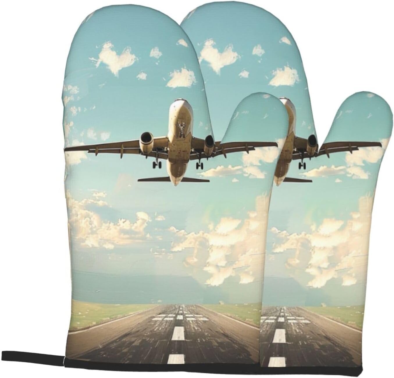 Airplane Printed Oven Mitts 2p - đánh giá và giá Kitchen Baking Ideas