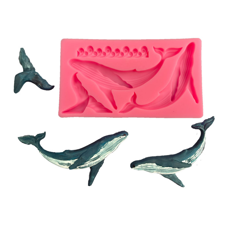DIY Whale Silicone Mold Ocean  - đánh giá và giá Kitchen Baking Decor