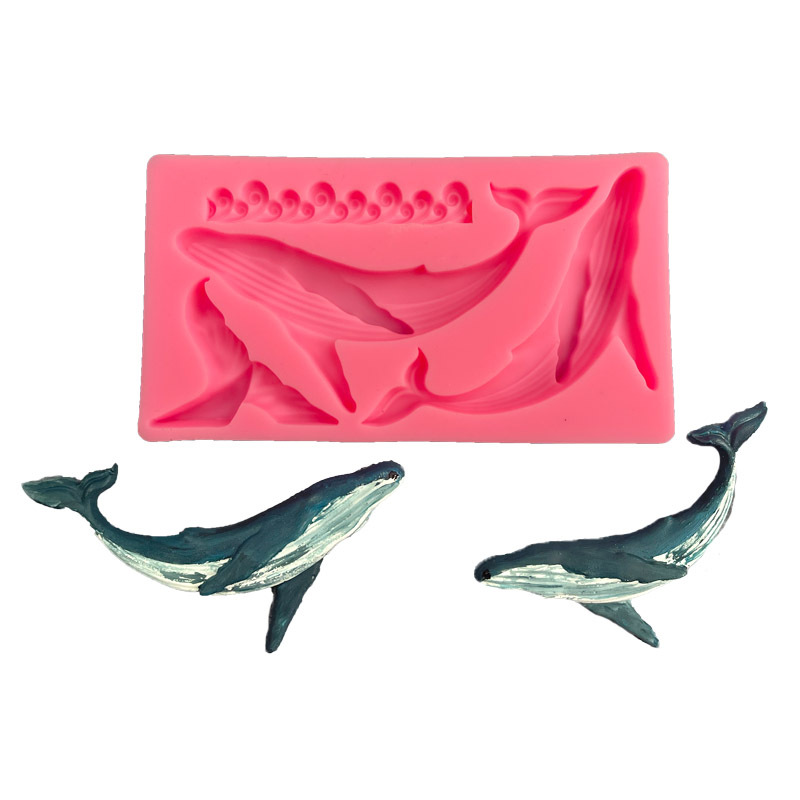 DIY Whale Silicone Mold Ocean  - đánh giá và giá Kitchen Baking Decor