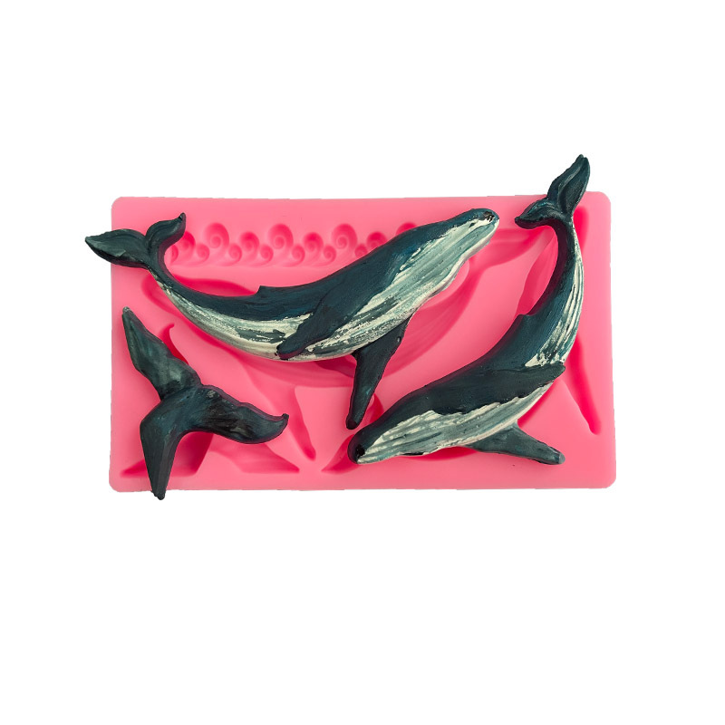 DIY Whale Silicone Mold Ocean  - đánh giá và giá Kitchen Baking Decor