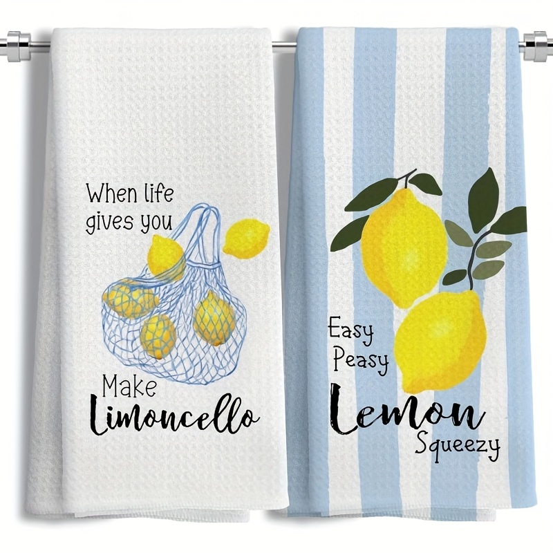2Pcs, Lemon Mesh Kitchen Towel - đánh giá và giá Kitchen Baking Decor