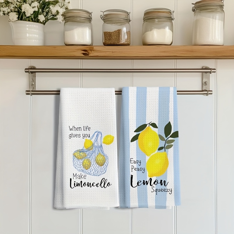 2Pcs, Lemon Mesh Kitchen Towel - đánh giá và giá Kitchen Baking Decor