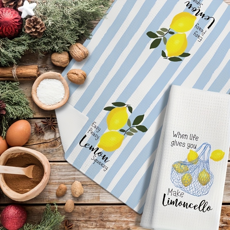 2Pcs, Lemon Mesh Kitchen Towel - đánh giá và giá Kitchen Baking Decor