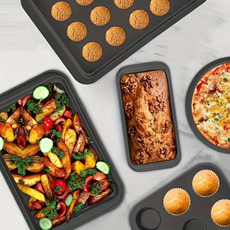 Set of 10 Baking Trays, Featur - đánh giá và giá Kitchen Baking Cupboard