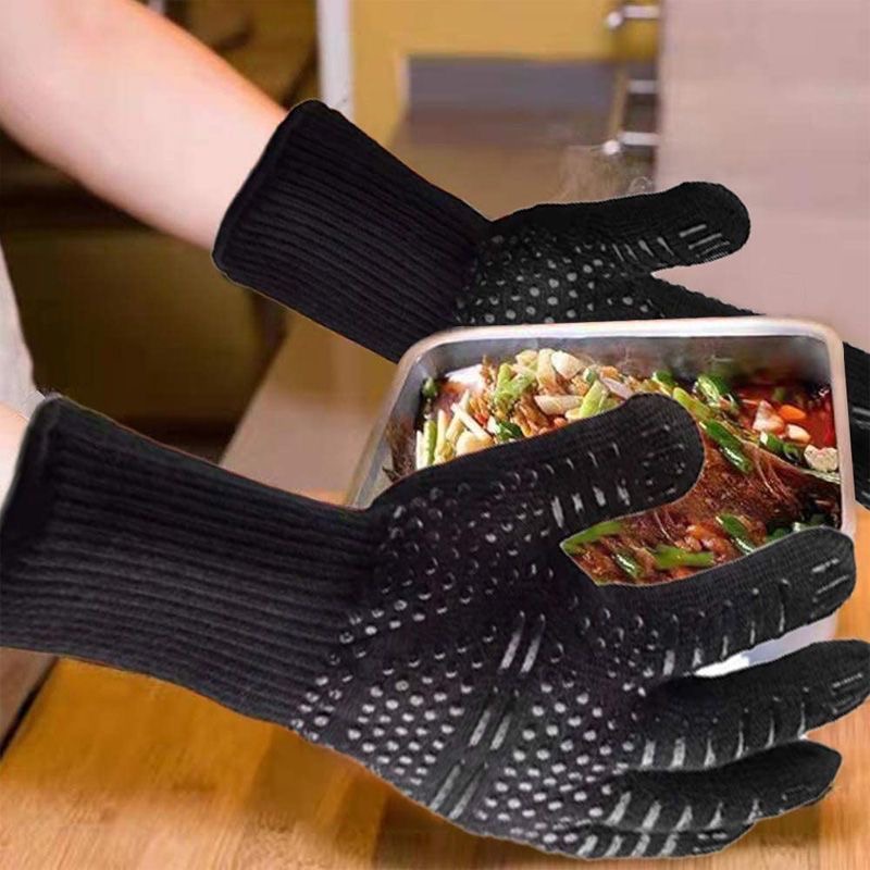 Explosive High Temperature Glo - đánh giá và giá Kitchen Baking Gloves