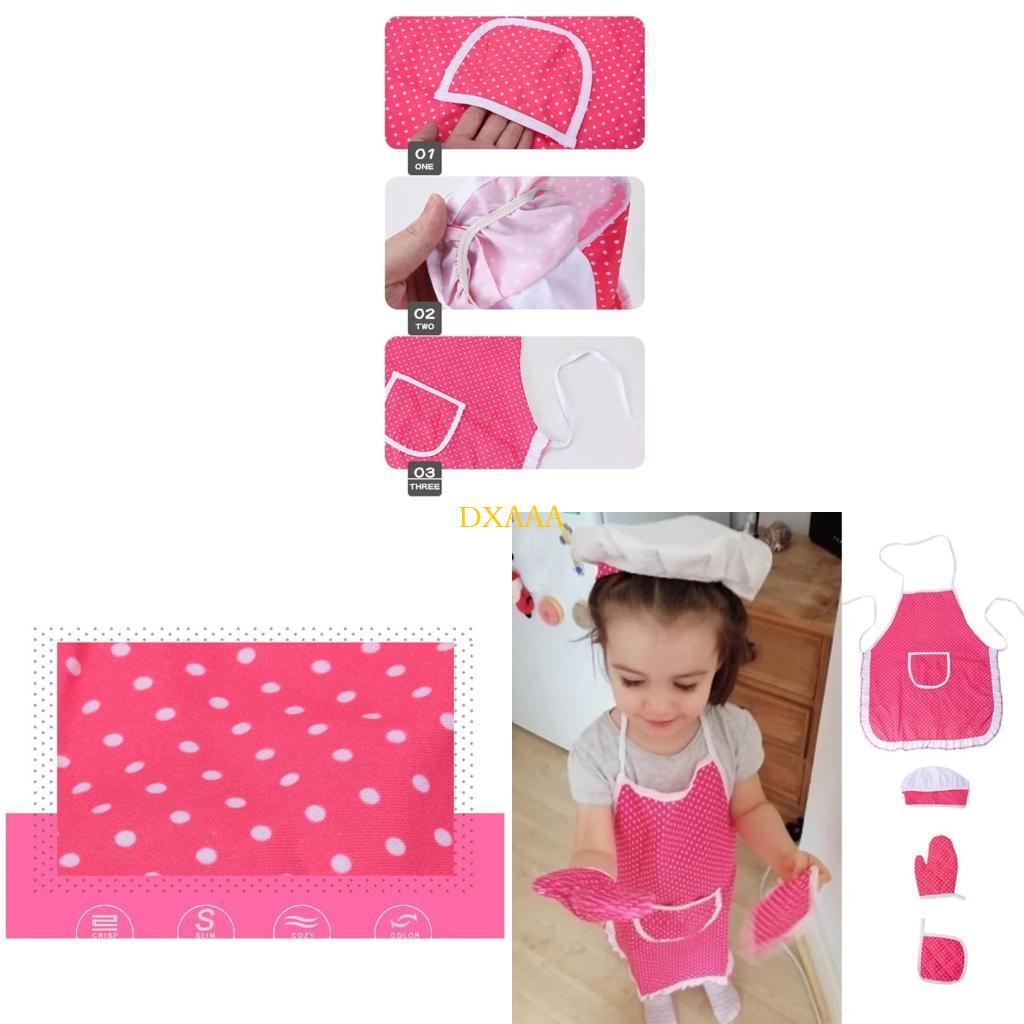DXAA Child Cooking Apron Chef' - đánh giá và giá Baking Kitchen Kids