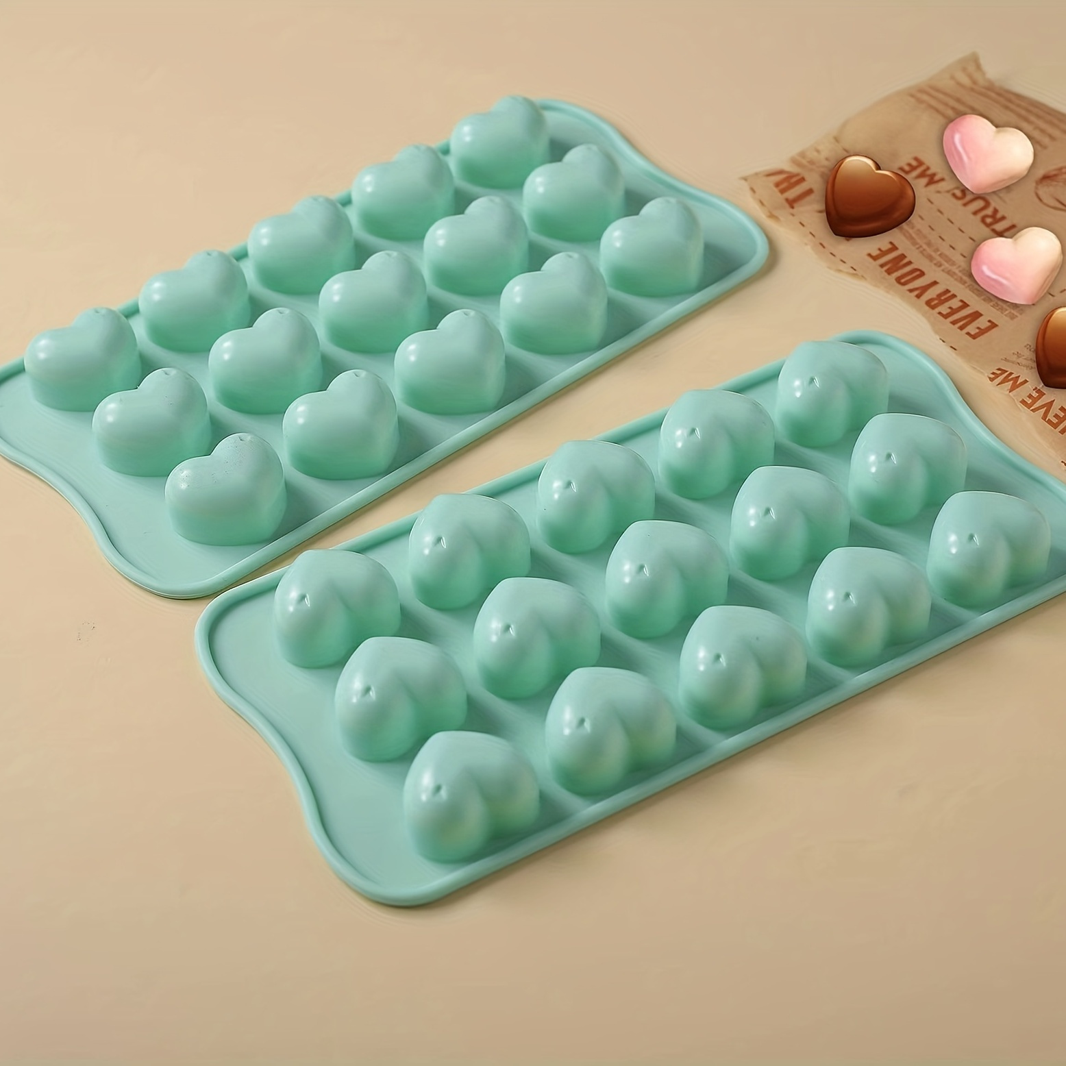 1pc 3D Heart-shaped Chocolate  - đánh giá và giá Kitchen Baking Decor