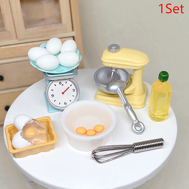1Set 1:12 Dollhouse Miniature  - đánh giá và giá Kitchen And Baking Tools