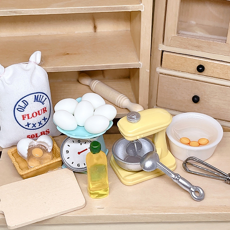 1Set 1:12 Dollhouse Miniature  - đánh giá và giá Kitchen And Baking Tools