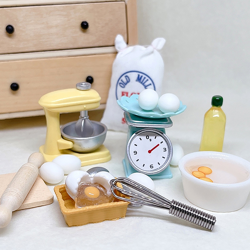 1Set 1:12 Dollhouse Miniature  - đánh giá và giá Kitchen And Baking Tools