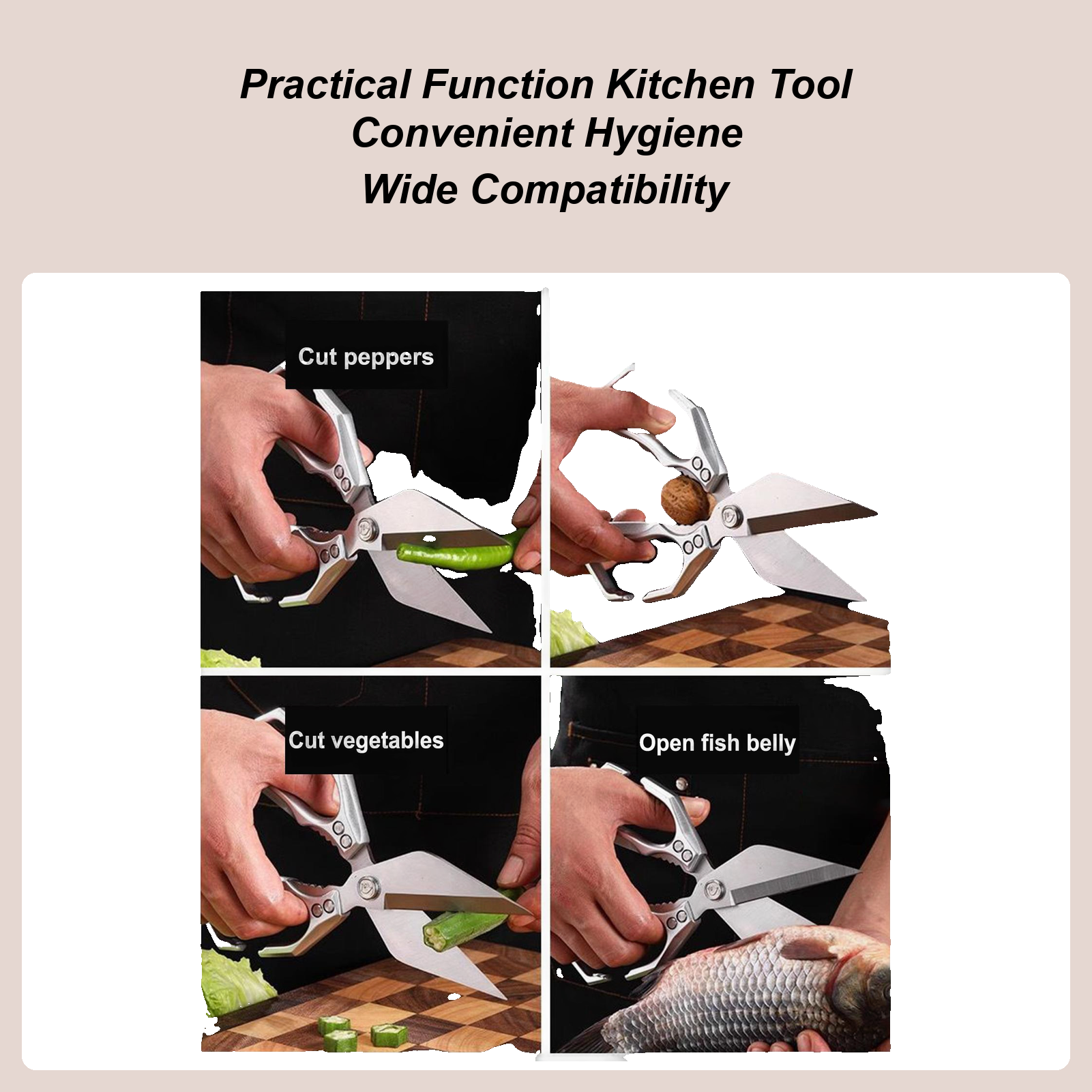 2-in-1 Kitchen Shears Food Pou - đánh giá và giá Kitchen Shears In Baking