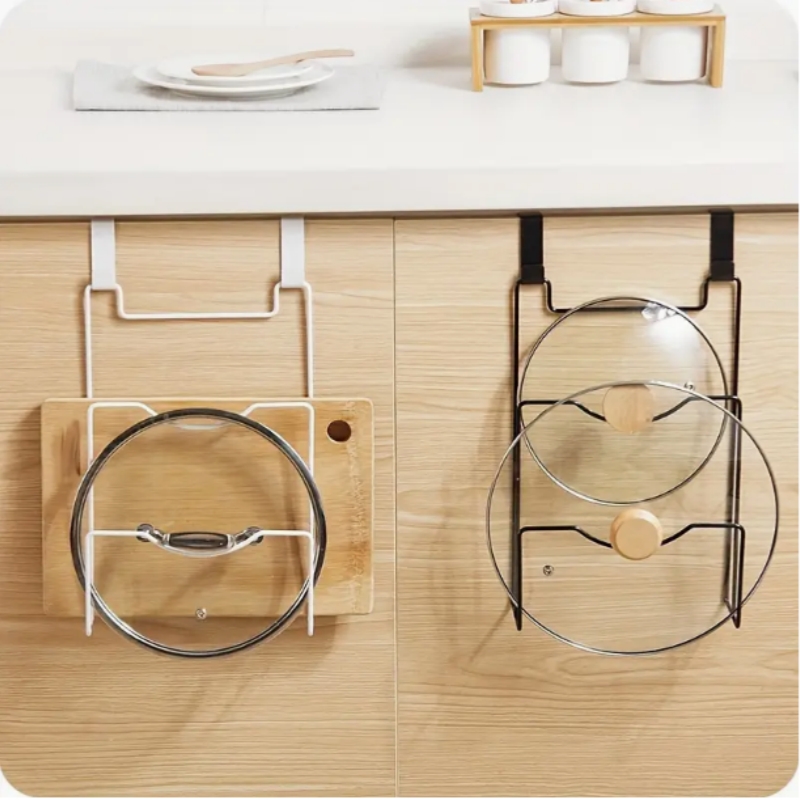 Hanging Pot Lid Rack for Cupbo - đánh giá và giá Kitchen Baking Pan Organizer