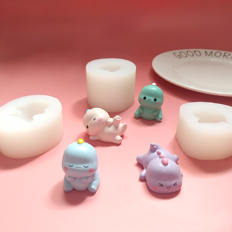 Dinosaurs Silicone Soap Molds  - đánh giá và giá Baking Kitchen Kids
