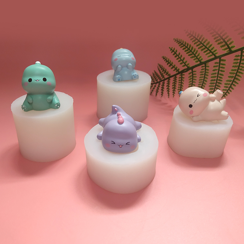 Dinosaurs Silicone Soap Molds  - đánh giá và giá Baking Kitchen Kids
