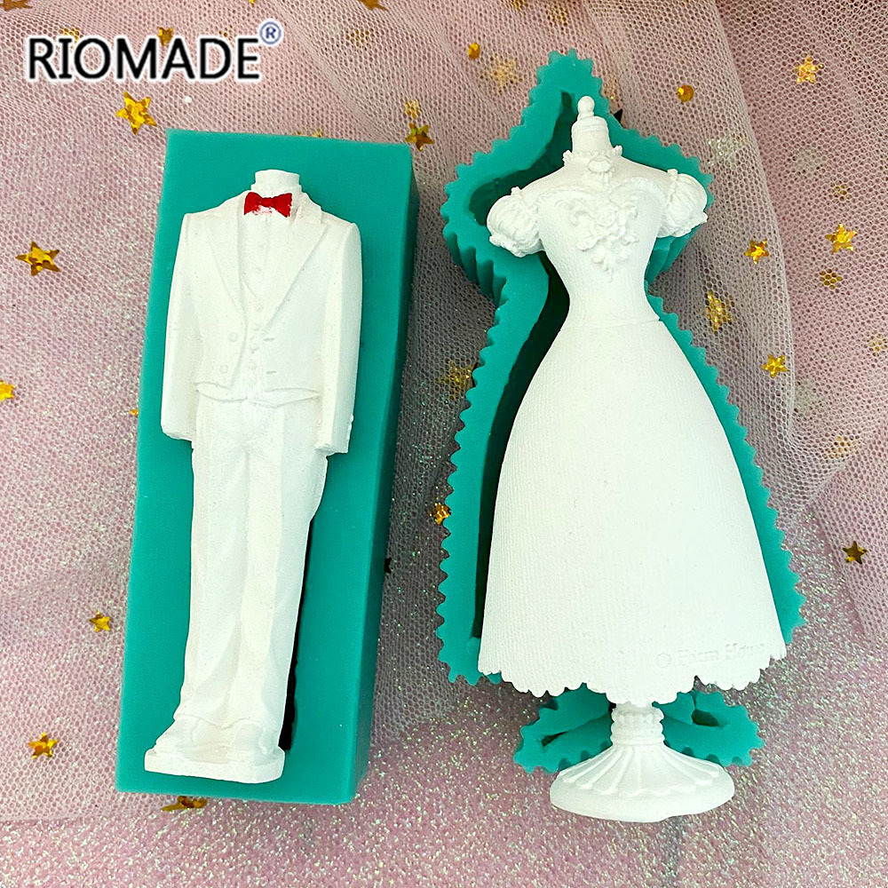 Wedding Dress Silicone Mold Ma - đánh giá và giá Kitchen Baking Decor