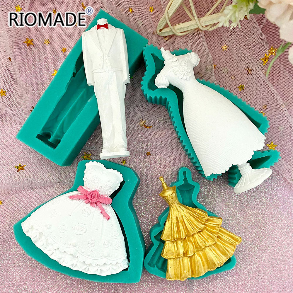 Wedding Dress Silicone Mold Ma - đánh giá và giá Kitchen Baking Decor