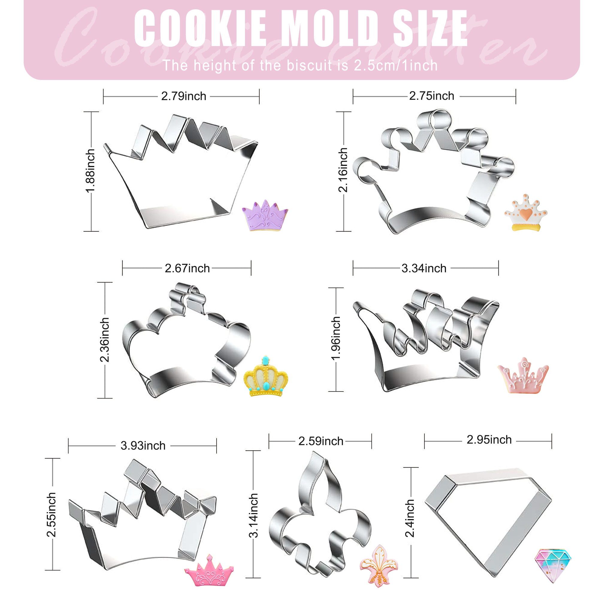 Crown Cookie Cutter Baking Coo - đánh giá và giá Kitchen Baking Decor