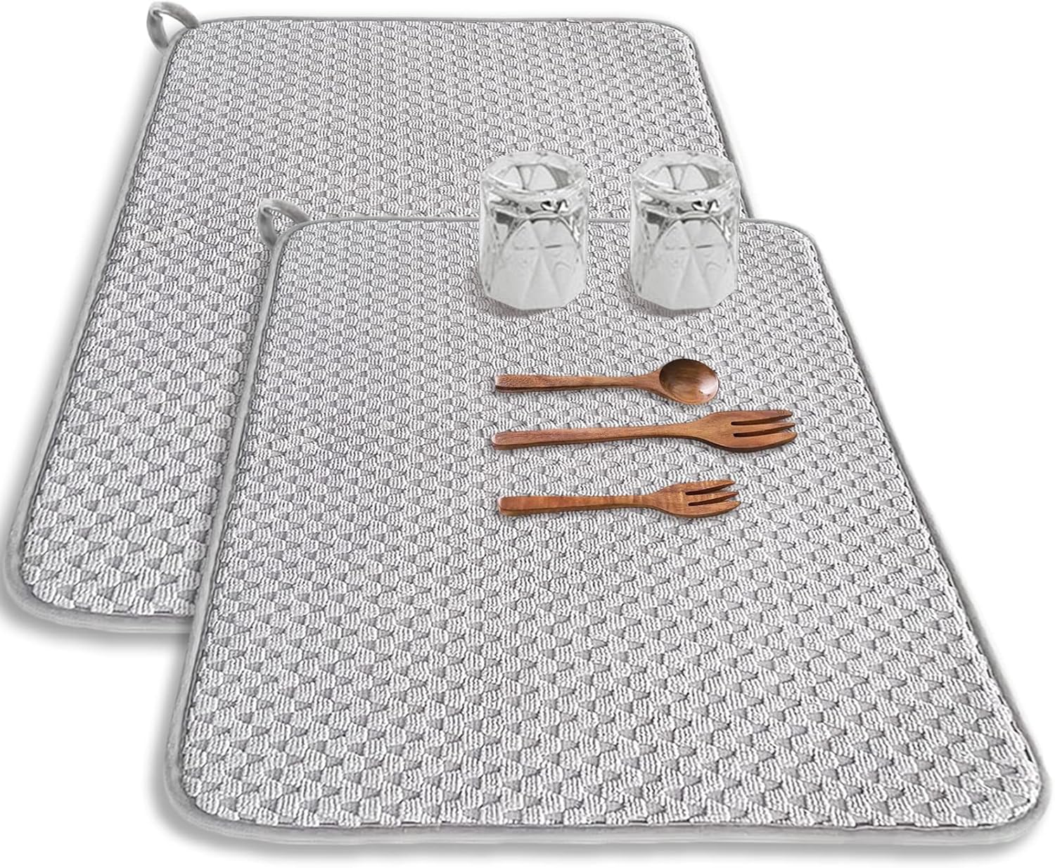 2-Pack microfiber tableware dr - đánh giá và giá Kitchen Baking Mat