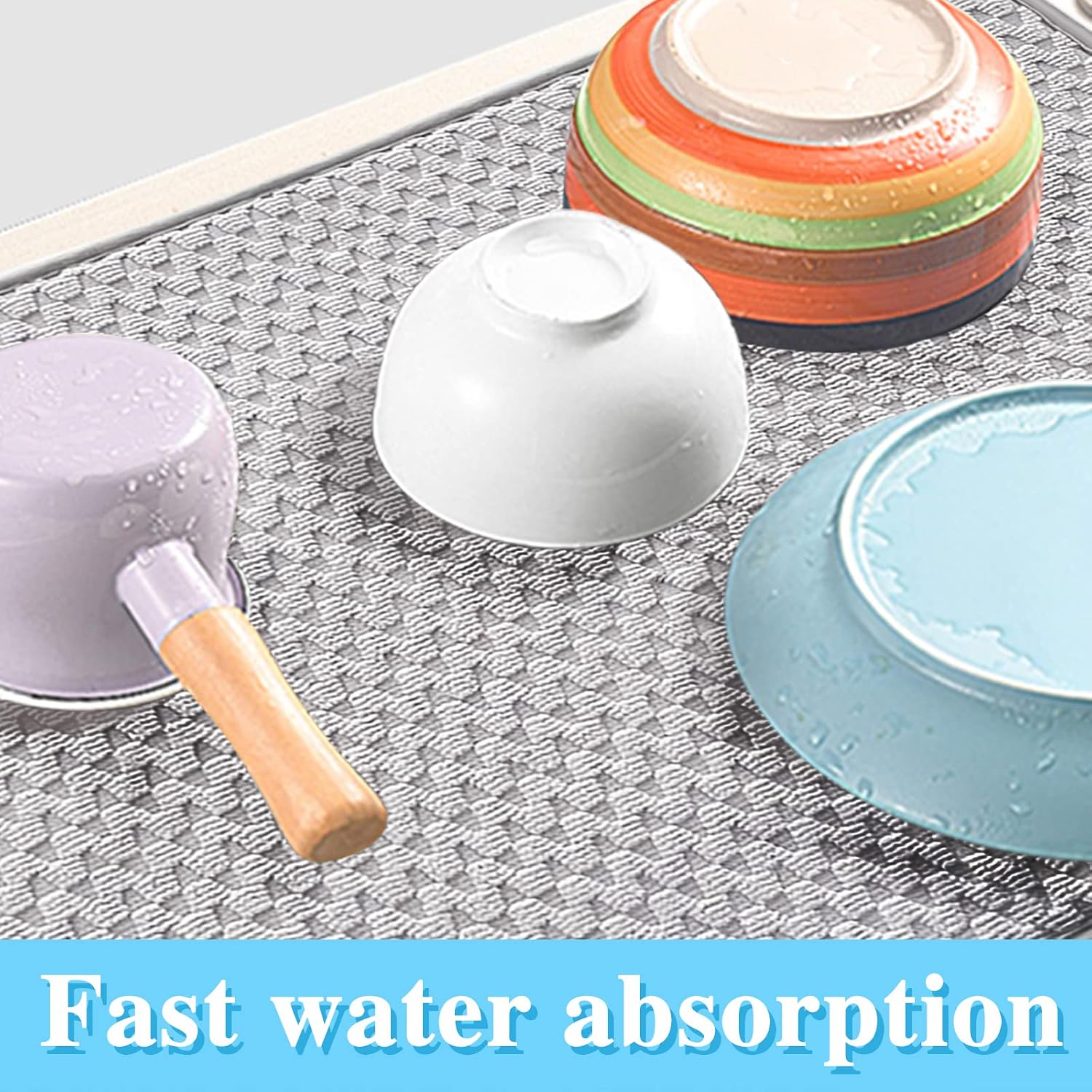 2-Pack microfiber tableware dr - đánh giá và giá Kitchen Baking Mat